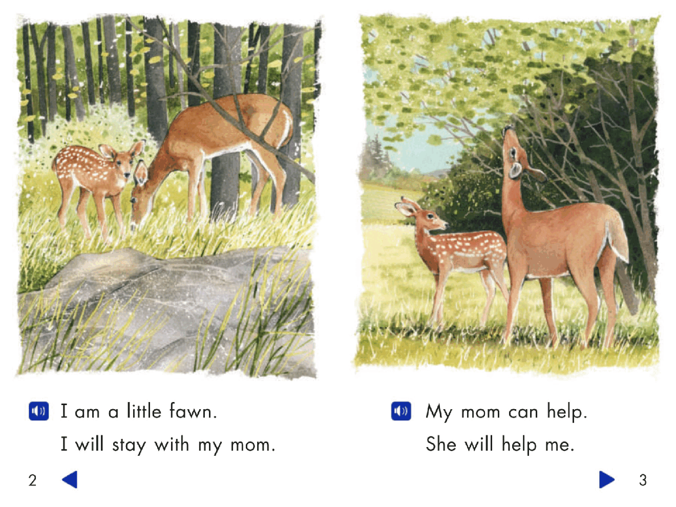 Pearson 0-6岁低幼读物The Fawn.pdf，第3页预览