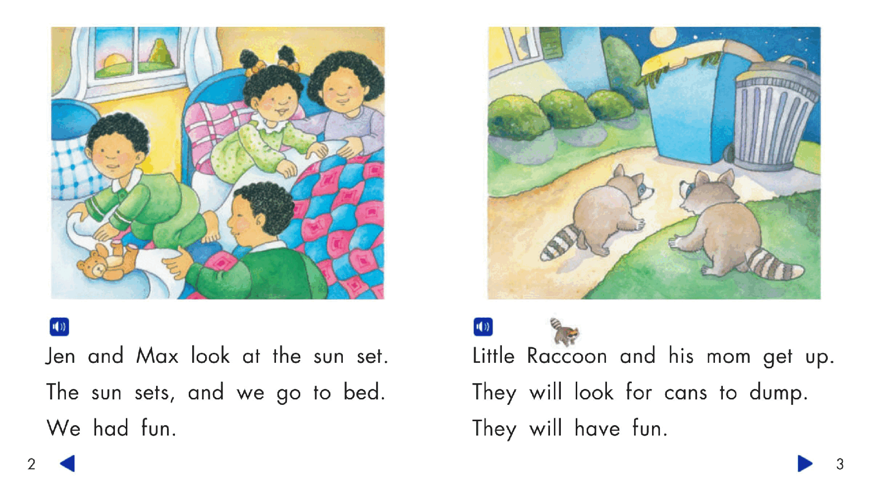 Pearson 0-6岁低幼读物K_OLR_6.4 Say Good Night.pdf，第3页预览