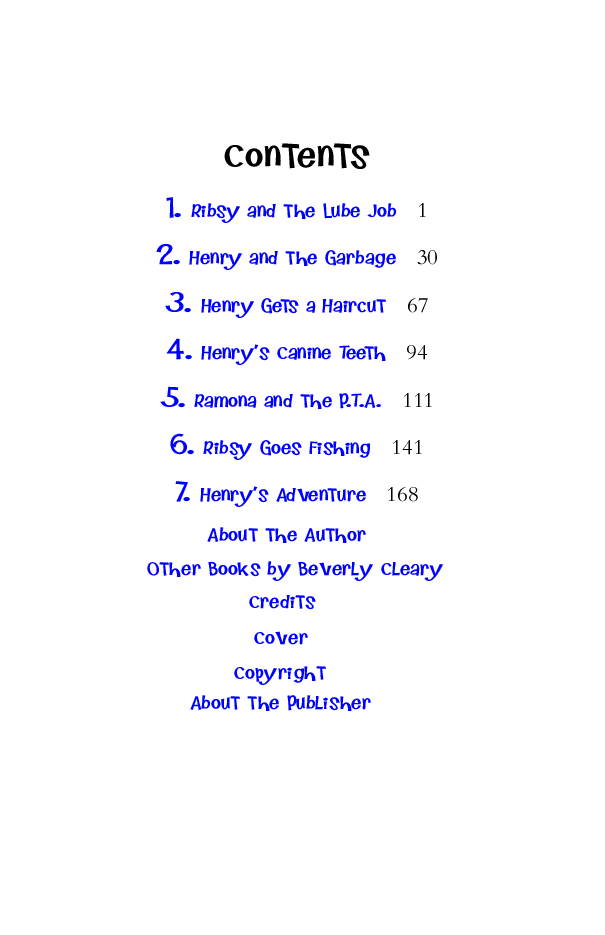 Beverly Cleary eBooks 29本Henry and Ribsy.pdf,第3页预览