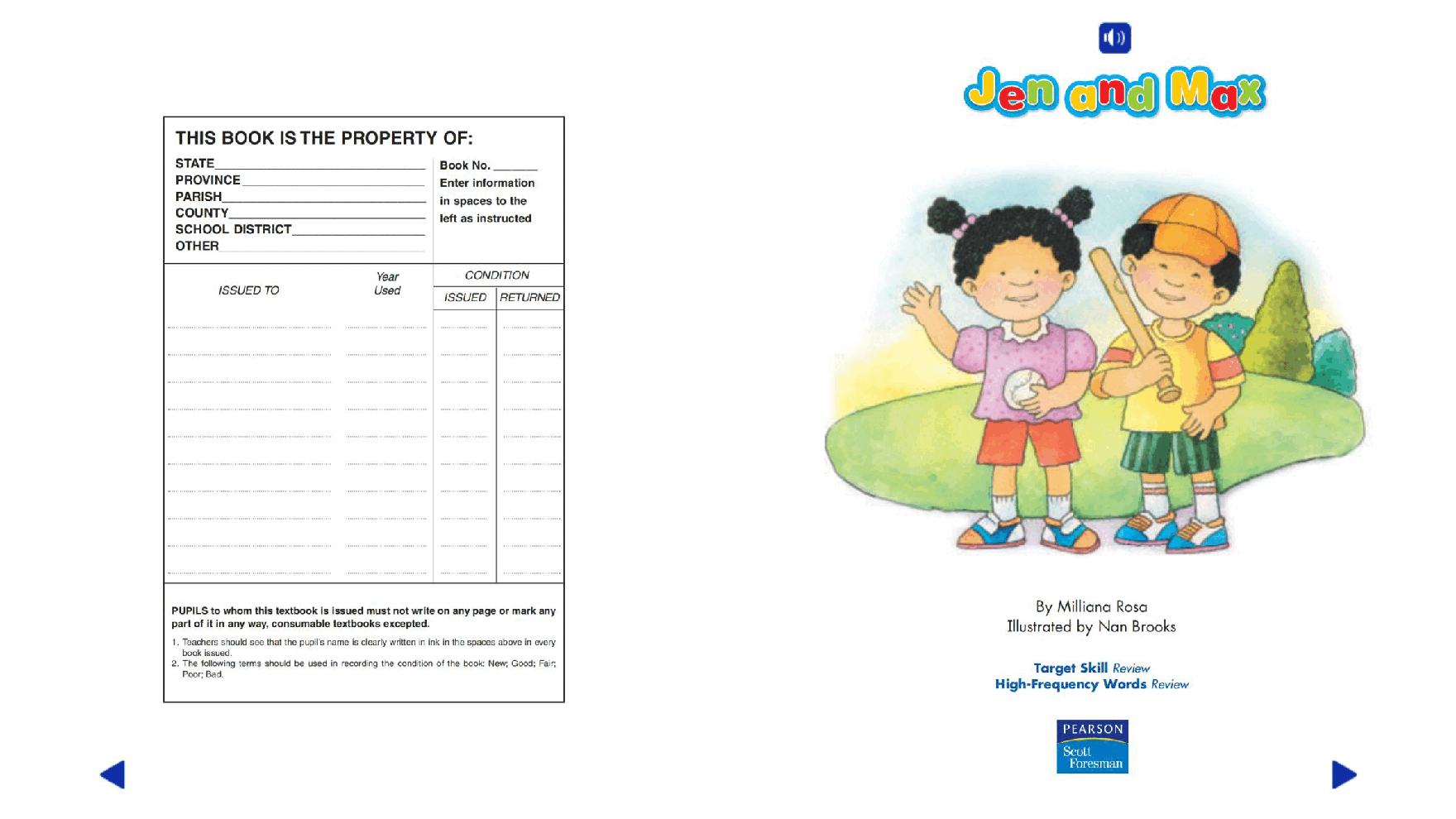 Pearson 0-6岁低幼读物K_OLR_6.1 Jen and Max.pdf,第2页预览