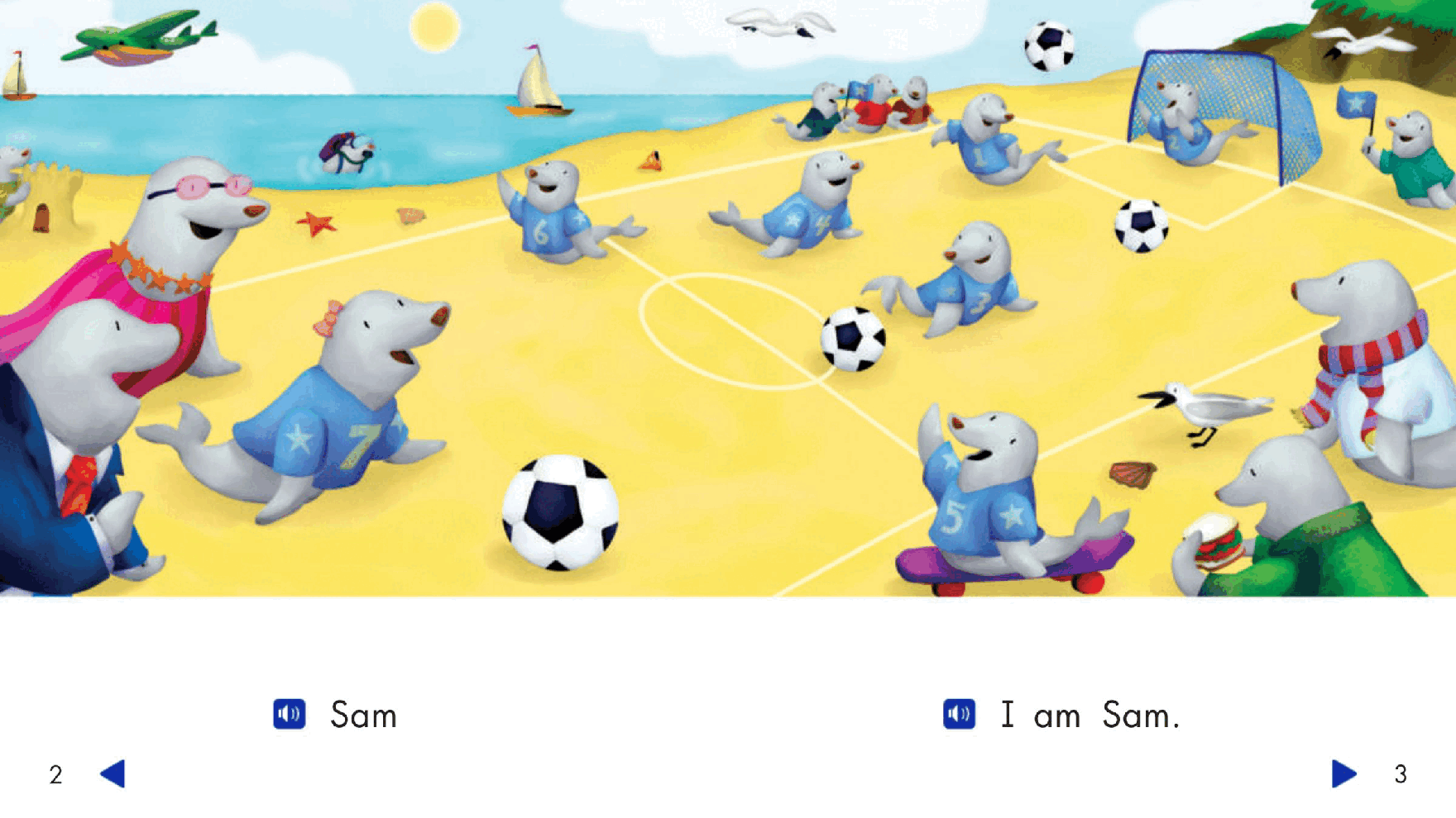 Pearson 0-6岁低幼读物Soccer Game.pdf,第3页预览