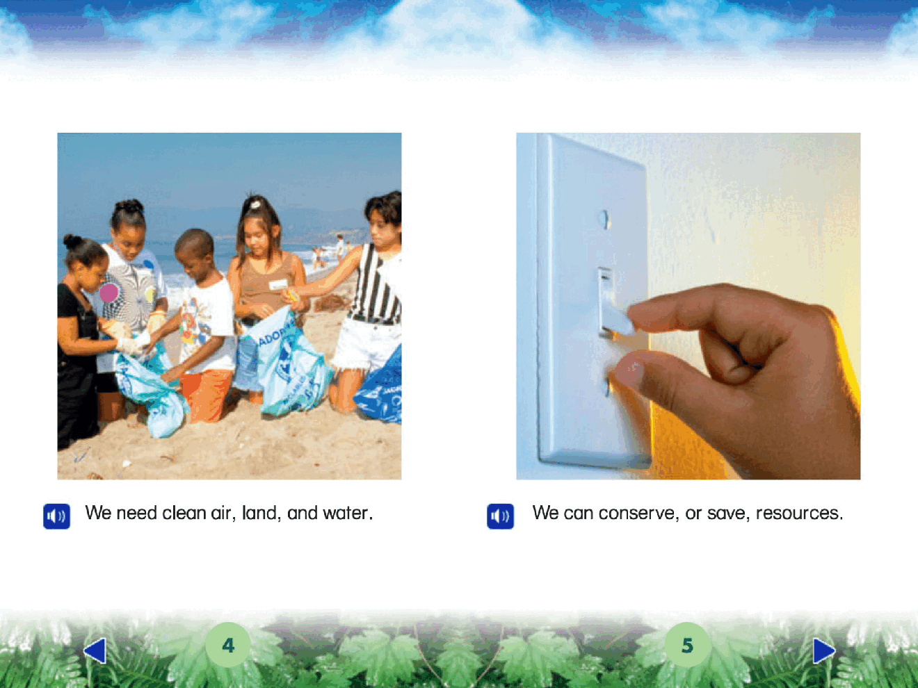 Pearson 0-6岁低幼读物Helping Earth.pdf,第4页预览