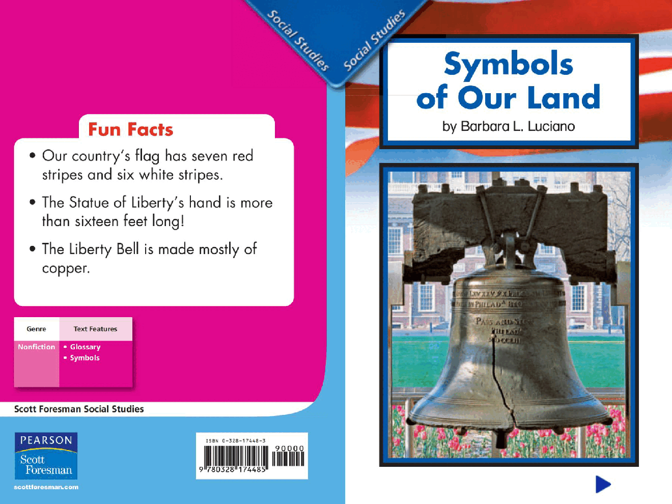 Pearson 0-6岁低幼读物Symbols of Our Land.pdf，第1页预览