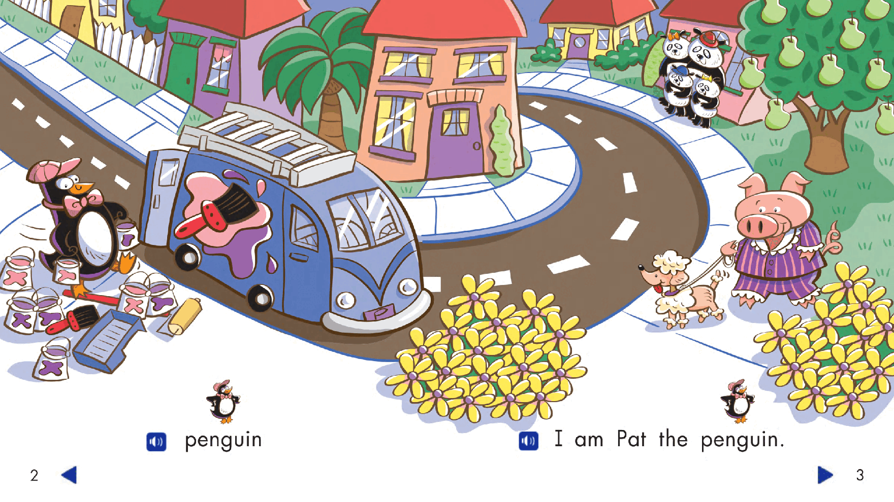 Pearson 0-6岁低幼读物Pat the Penguin.pdf,第3页预览