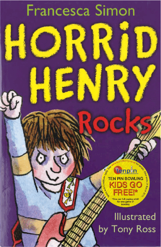 调皮的亨利英文绘本Horrid Henry Rocks (2010).pdf,第1页预览