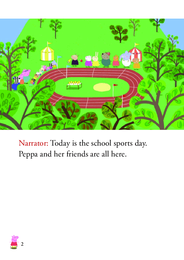 粉红猪小妹第2季53本自制绘本S2-24 Sports day.pdf,第2页预览