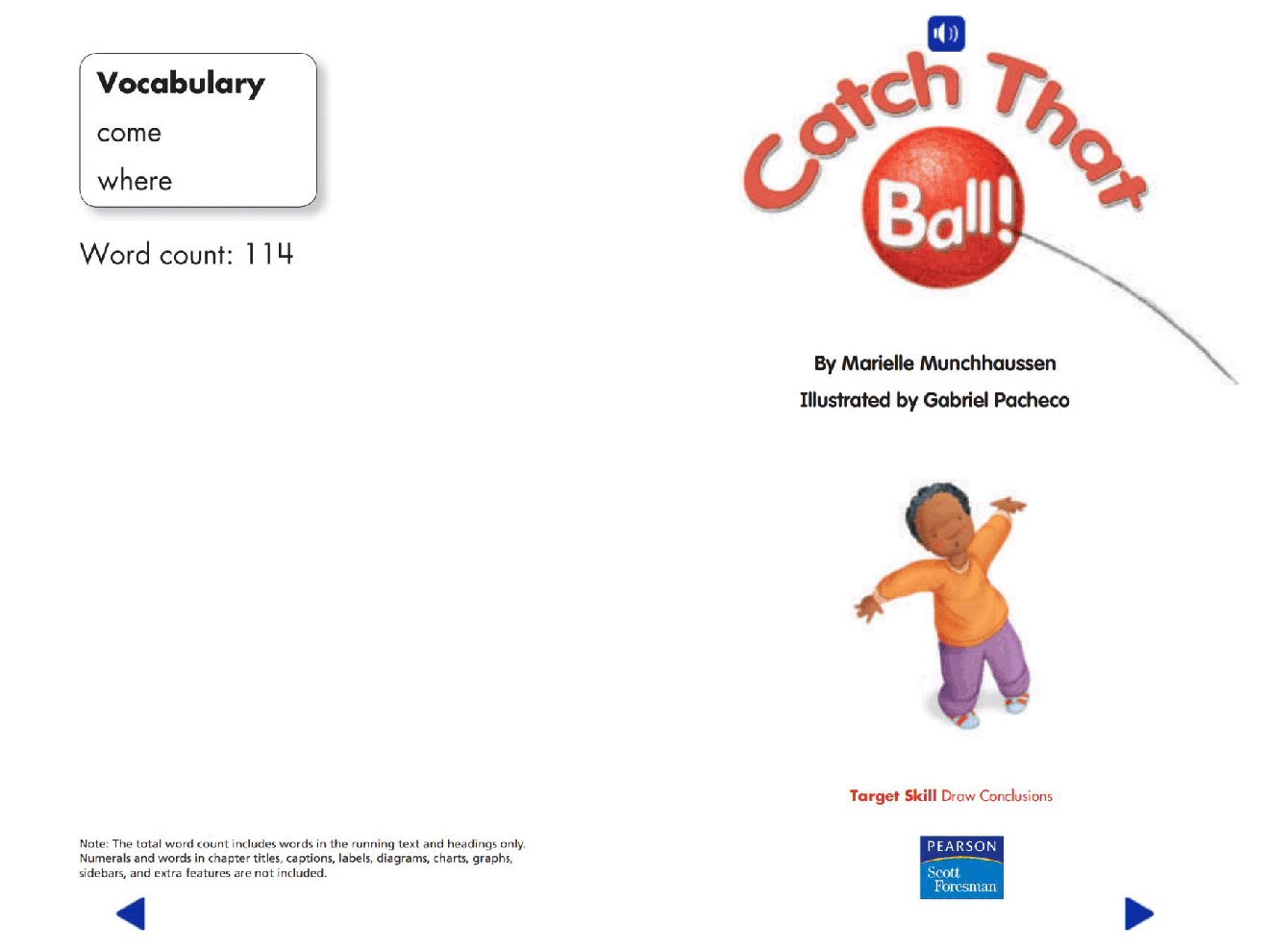 Pearson 0-6岁低幼读物Catch That Ball.pdf,第2页预览