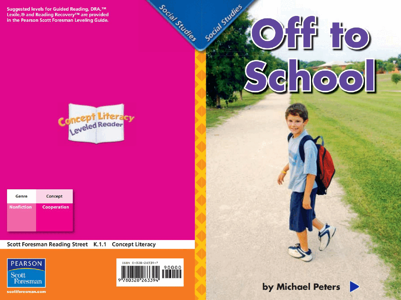 Pearson 0-6岁低幼读物Off to School.pdf,第1页预览