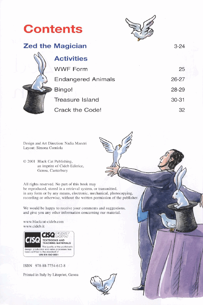 【Earlyreads】(LEVEL.5).Zed.the.Magician.pdf,第2页预览