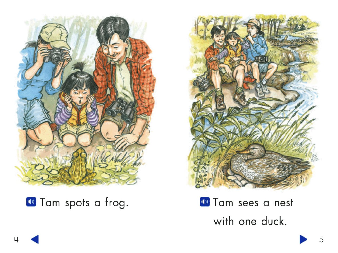 Pearson 0-6岁低幼读物Walking in the Forest.pdf,第4页预览