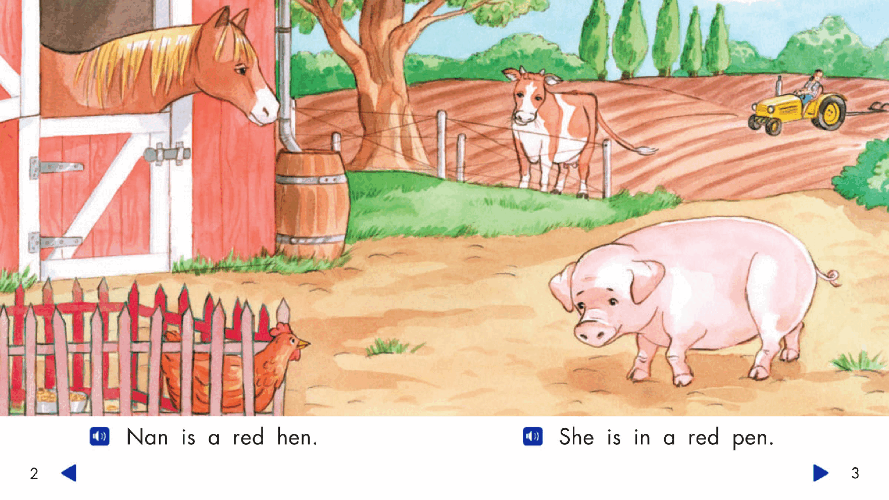 Pearson 0-6岁低幼读物Nan the Red Hen!.pdf,第3页预览