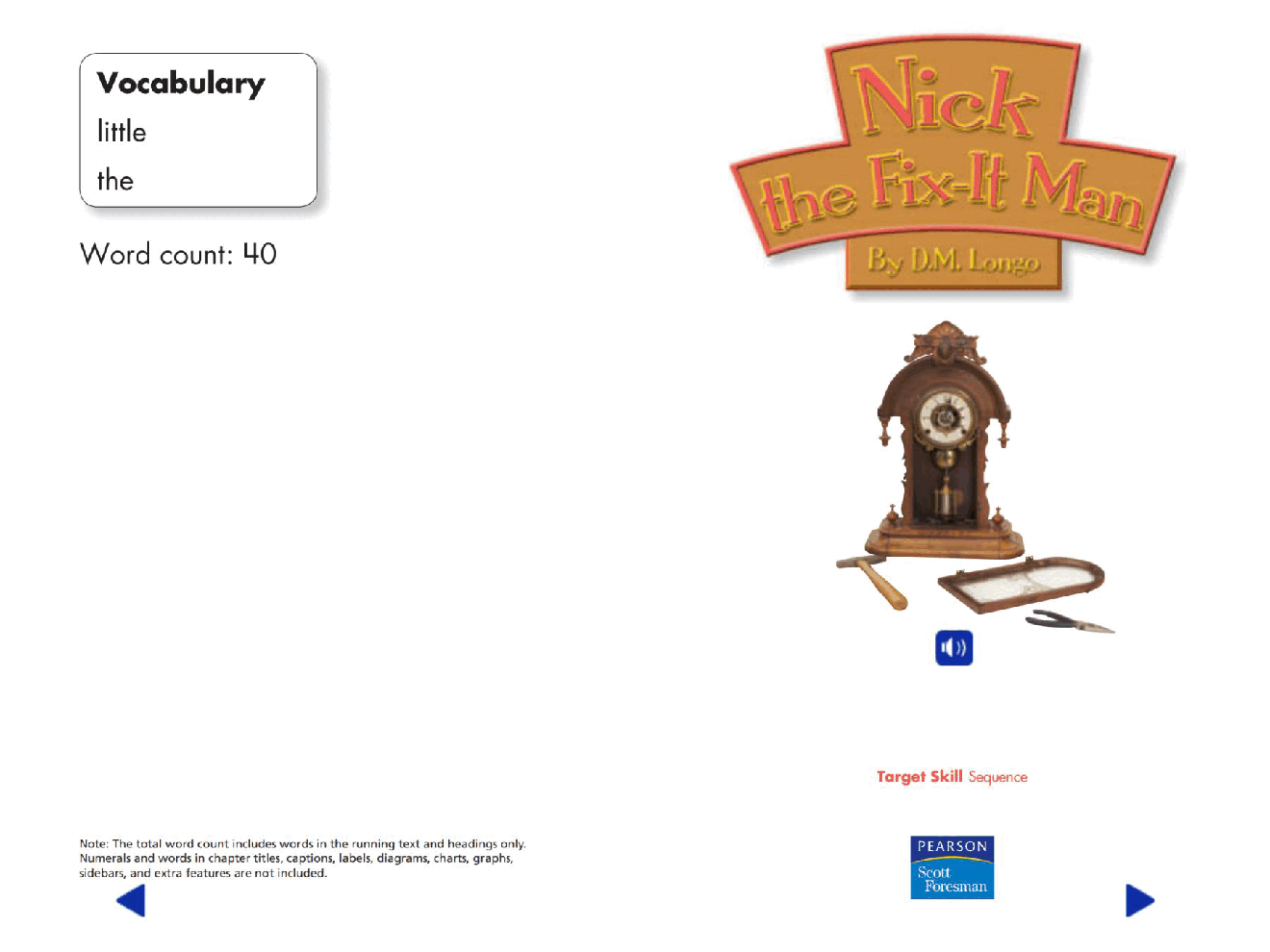 Pearson 0-6岁低幼读物Nick the Fix-It Man.pdf,第2页预览