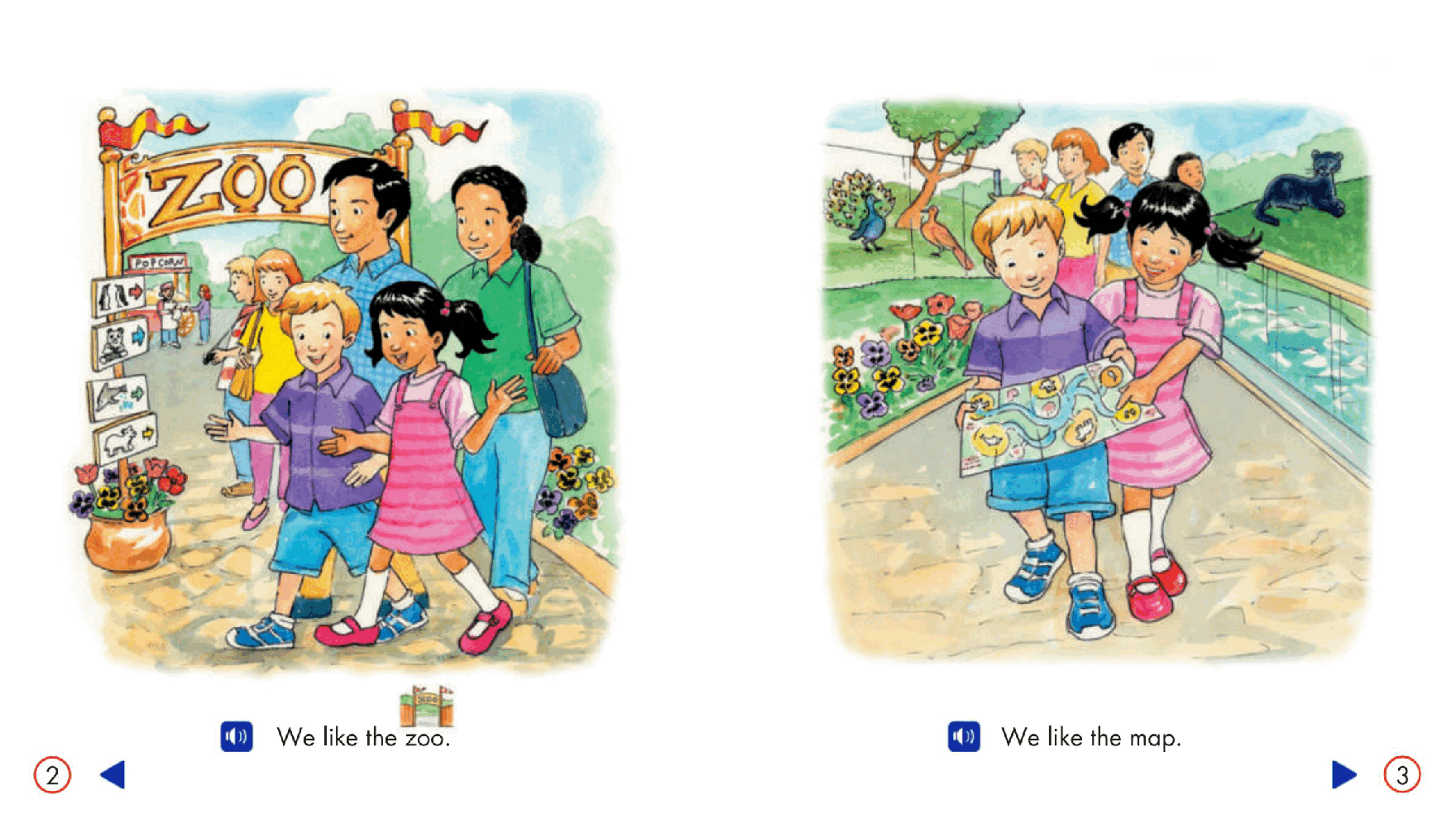 Pearson 0-6岁低幼读物K_OLR_2.3 Tam and Sam Go to the Zoo.pdf,第3页预览