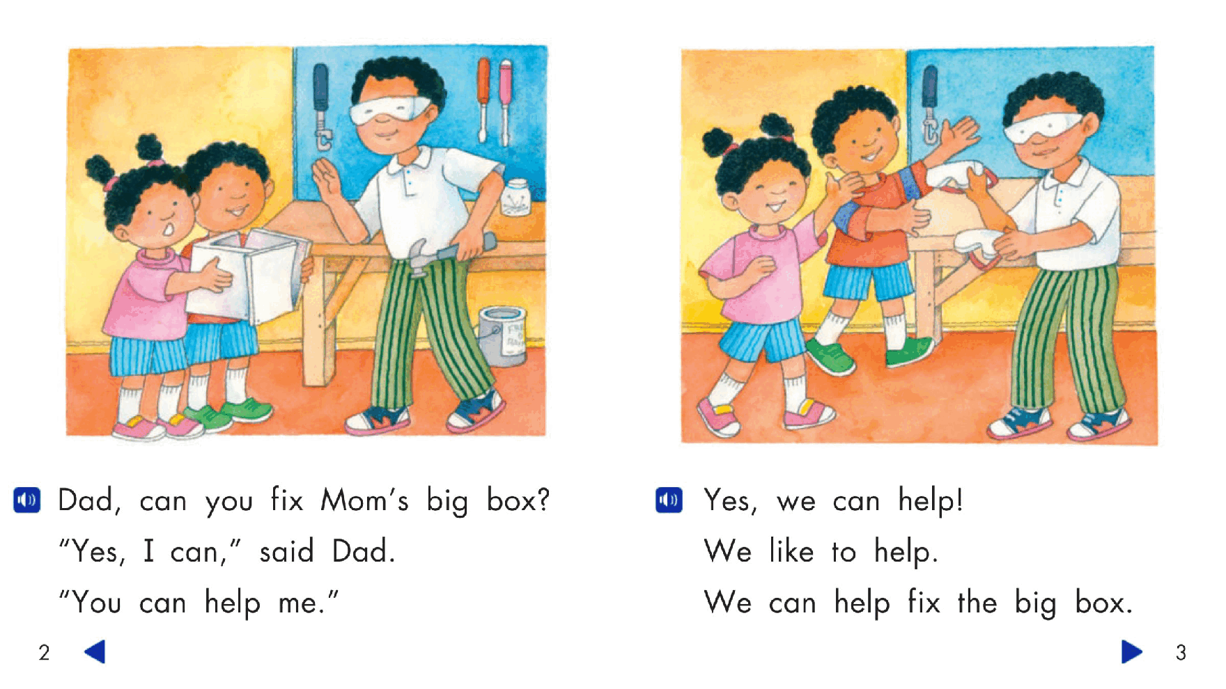 Pearson 0-6岁低幼读物K_OLR_6.2 Fix It!.pdf，第3页预览