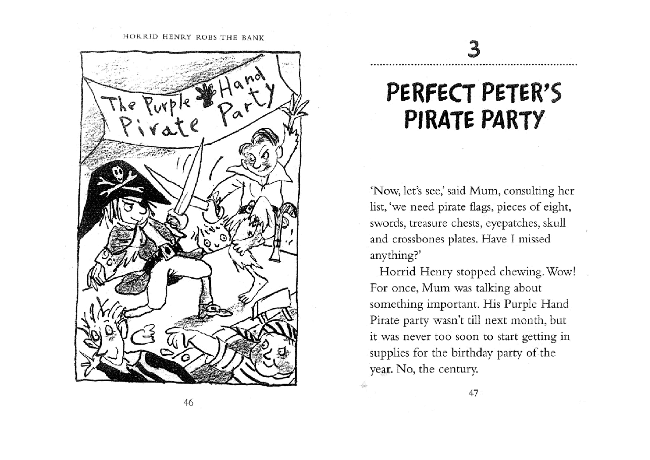 调皮的亨利英文绘本3 Perfect Peter's Pirate Party.pdf，第1页预览