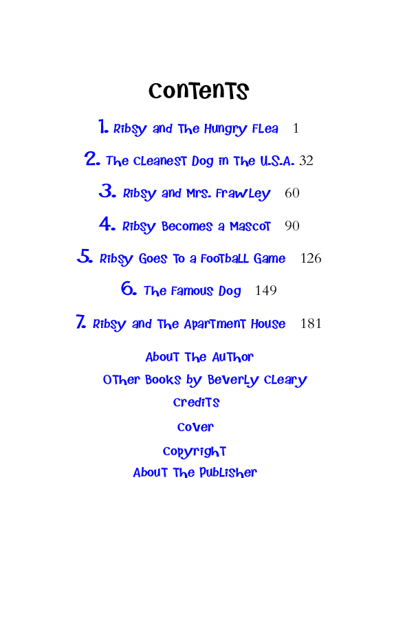 Beverly Cleary eBooks 29本Ribsy.pdf,第3页预览