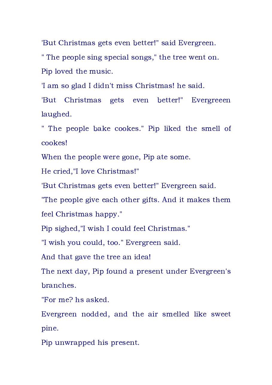 第二级(适合5-7岁儿童)The Christma Cub.doc,第2页预览