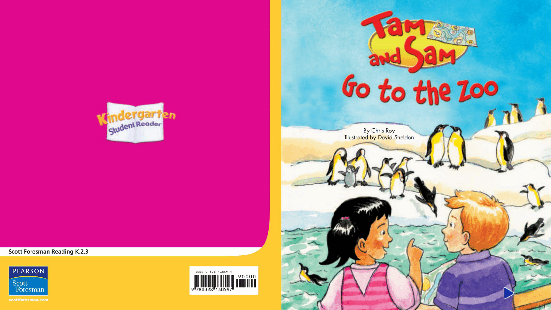 Pearson 0-6岁低幼读物K_OLR_2.3 Tam and Sam Go to the Zoo.pdf,第1页预览