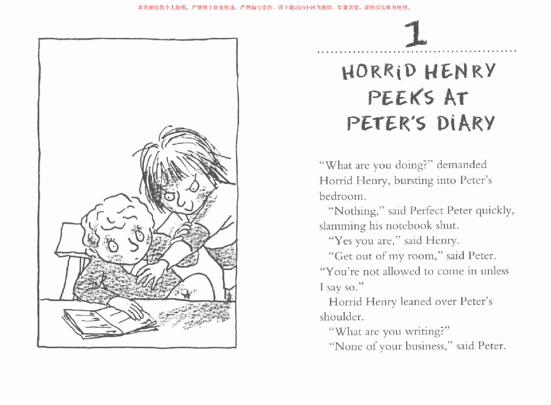 调皮的亨利英文绘本Horrid Henny and the Soccer Fiend.pdf,第4页预览