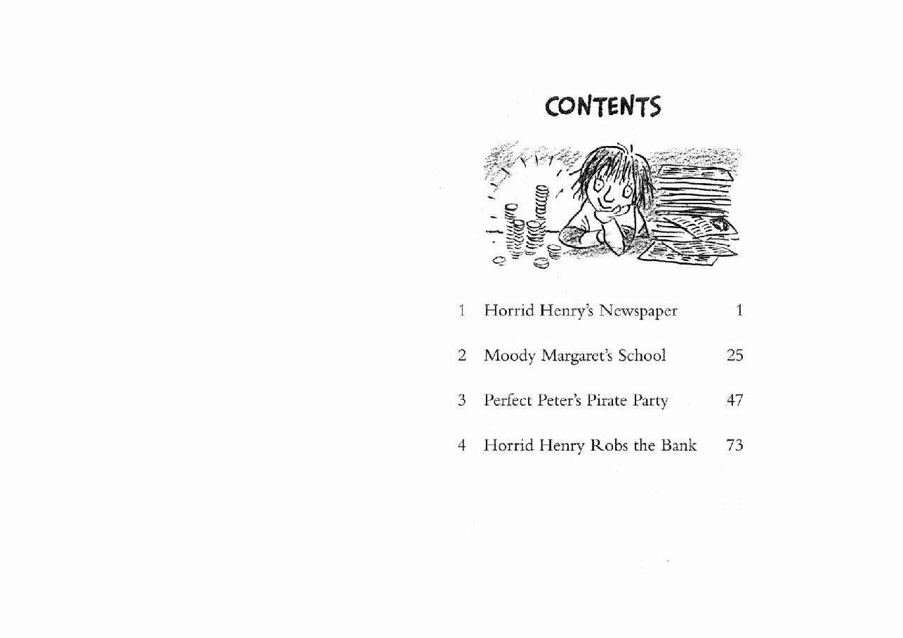 调皮的亨利英文绘本1 Horrid Henry's Newspaper.pdf,第1页预览