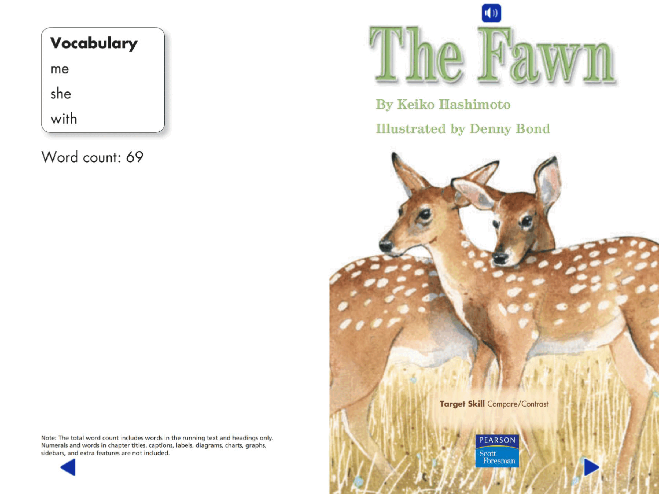 Pearson 0-6岁低幼读物The Fawn.pdf，第2页预览