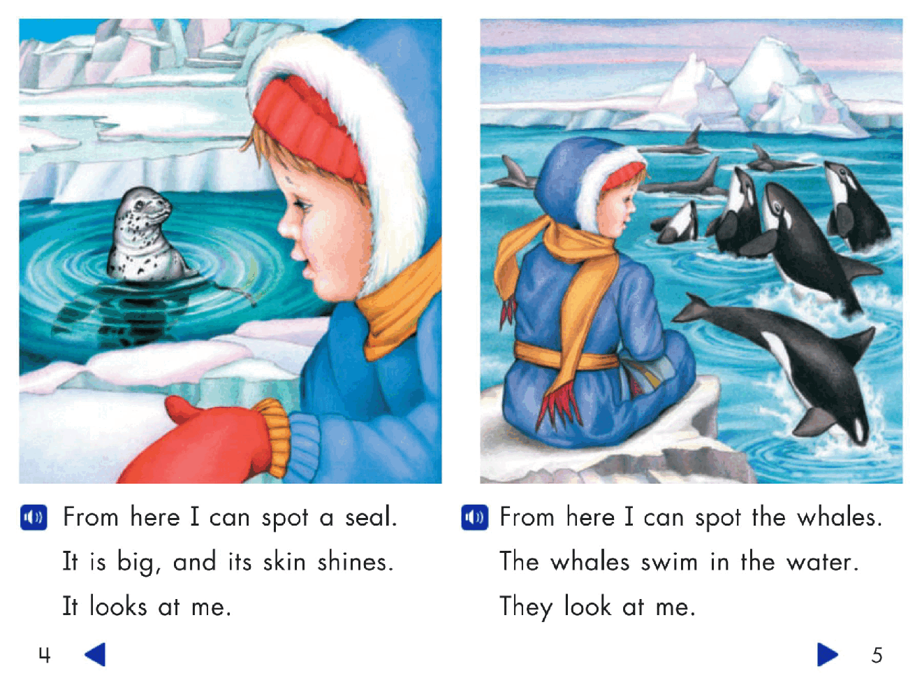 Pearson 0-6岁低幼读物A Walk in Antarctica.pdf,第4页预览