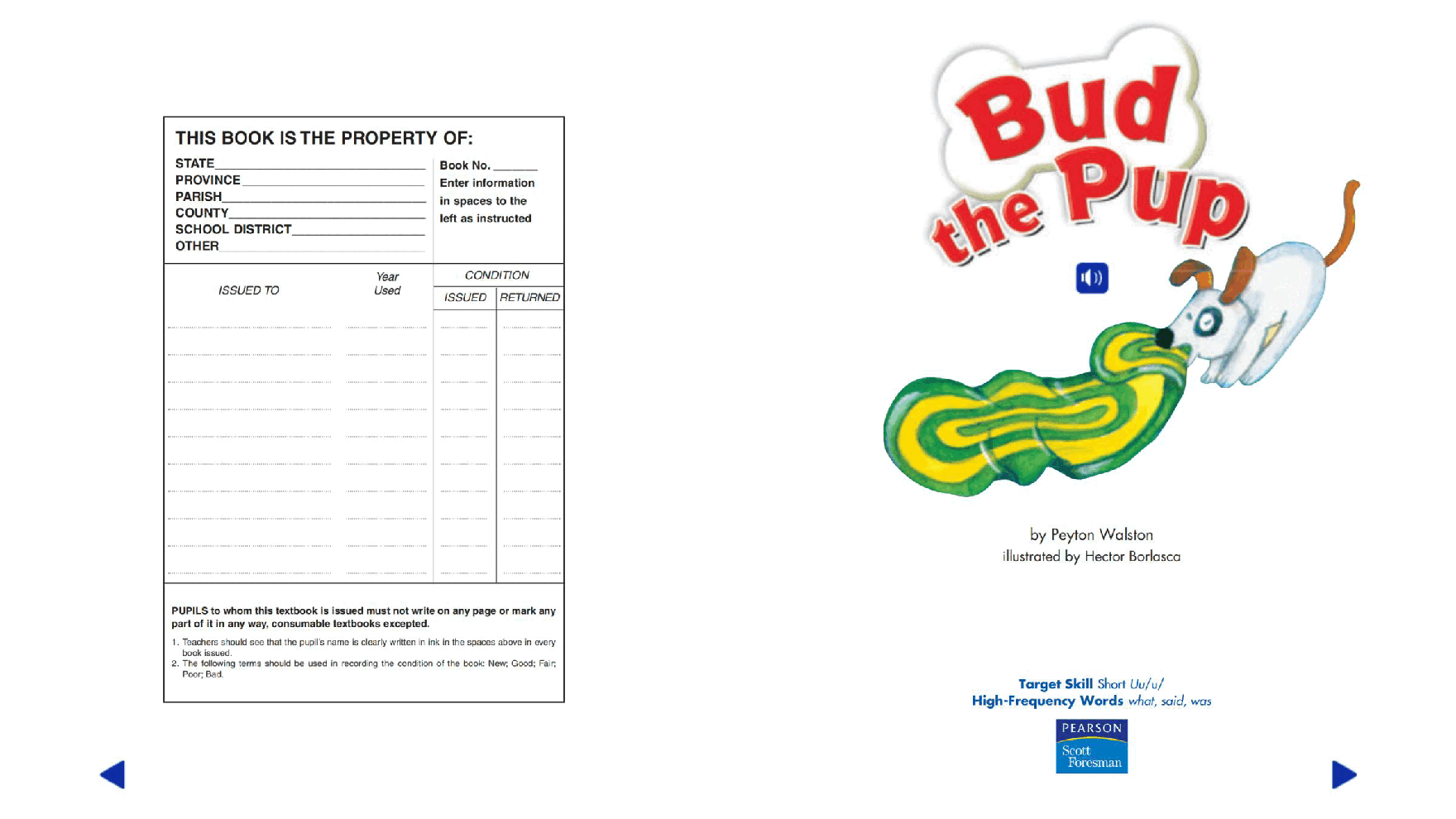 Pearson 0-6岁低幼读物K_OLR_5.3 Bud the Pup.pdf，第2页预览
