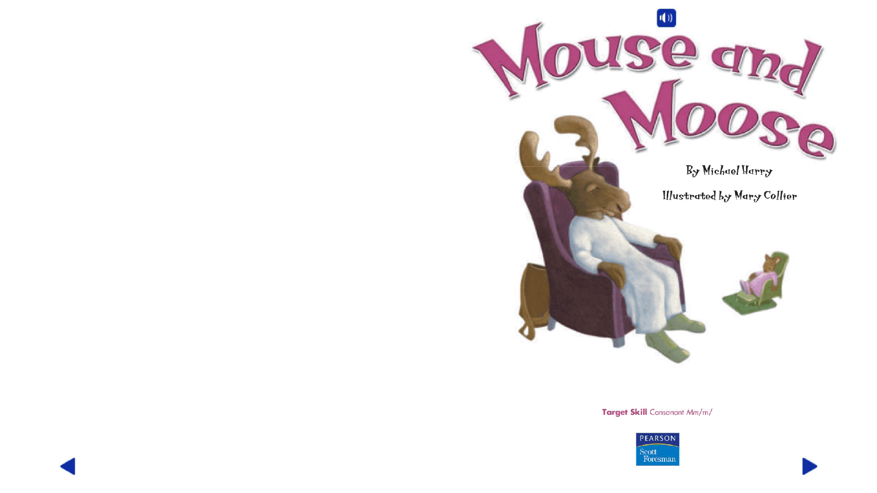 Pearson 0-6岁低幼读物Mouse and Moose.pdf，第2页预览