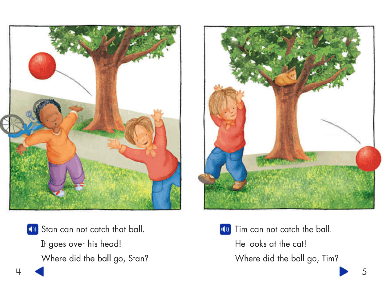 Pearson 0-6岁低幼读物Catch That Ball.pdf,第4页预览