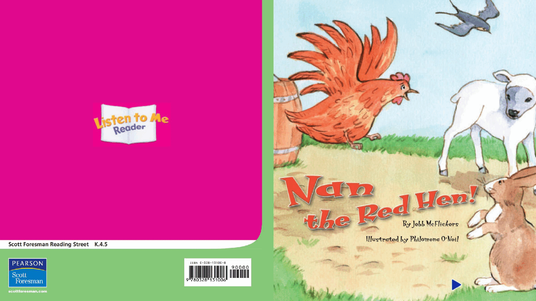 Pearson 0-6岁低幼读物Nan the Red Hen!.pdf,第1页预览