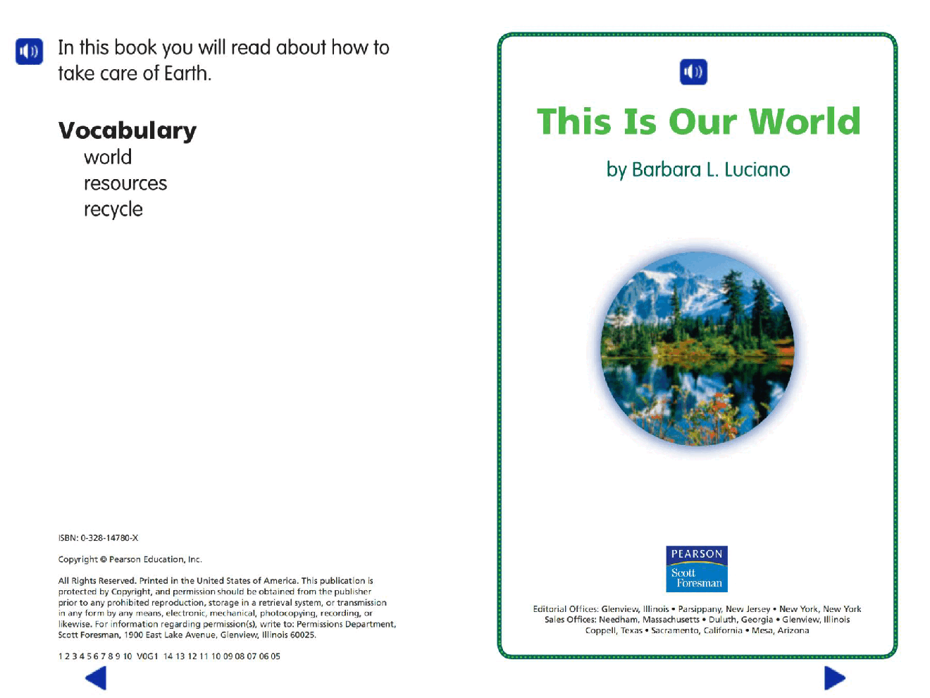 Pearson 0-6岁低幼读物This Is Our World.pdf，第2页预览
