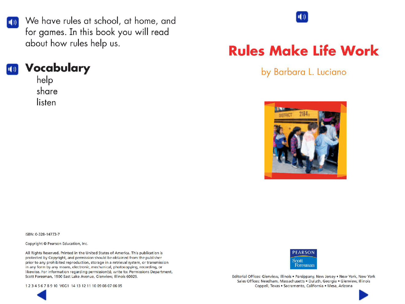 Pearson 0-6岁低幼读物Rules Make Life Work.pdf,第2页预览