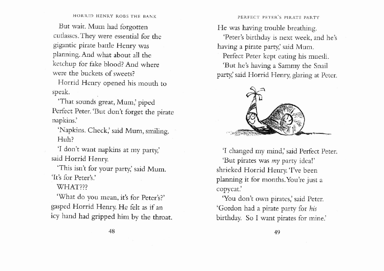 调皮的亨利英文绘本3 Perfect Peter's Pirate Party.pdf，第2页预览