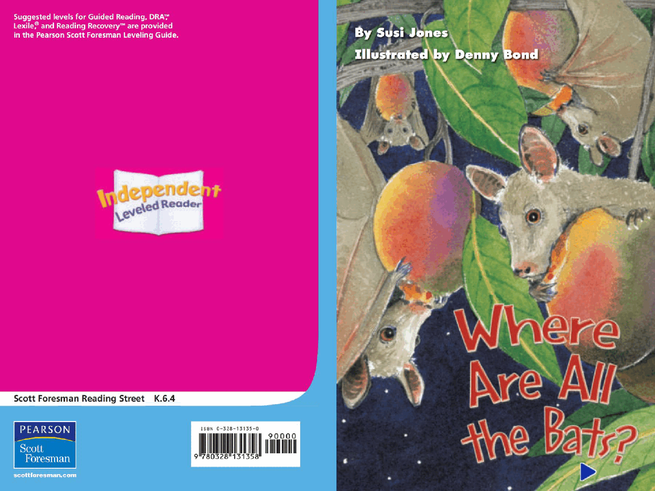 Pearson 0-6岁低幼读物Where Are All the Bats.pdf,第1页预览