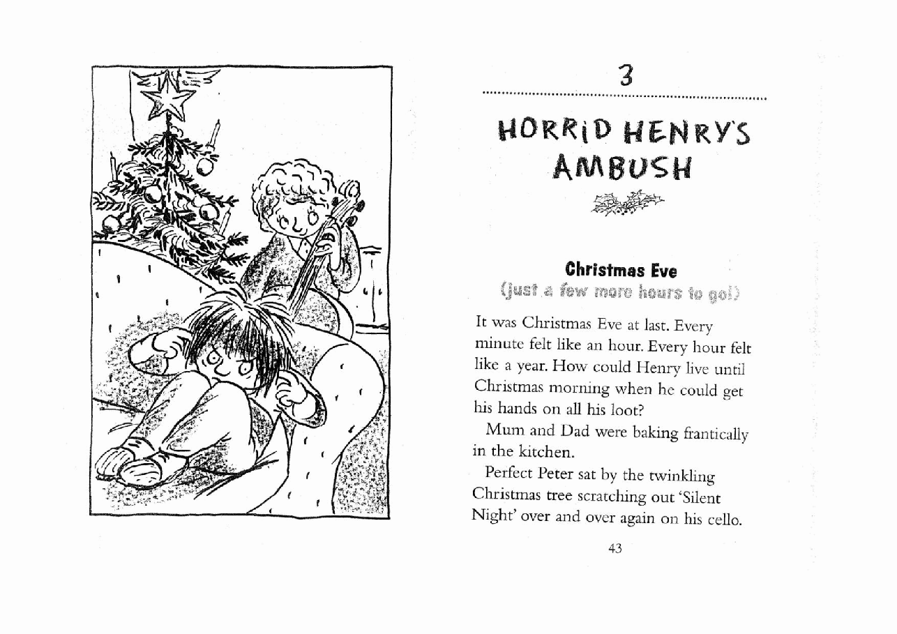 调皮的亨利英文绘本3 Horrid Henry's Ambush.pdf,第1页预览