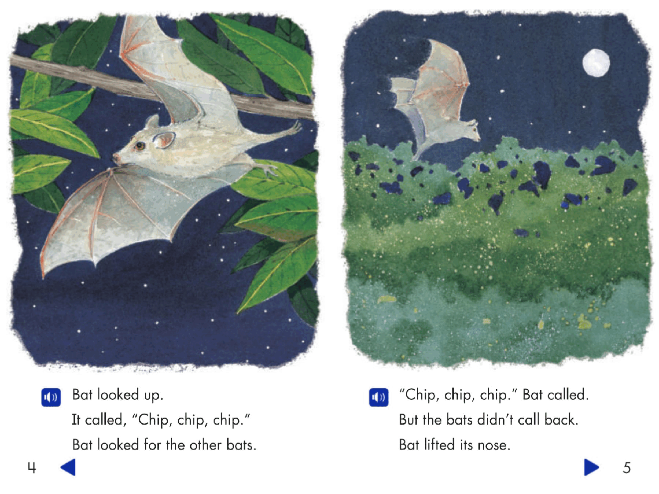 Pearson 0-6岁低幼读物Where Are All the Bats.pdf,第4页预览