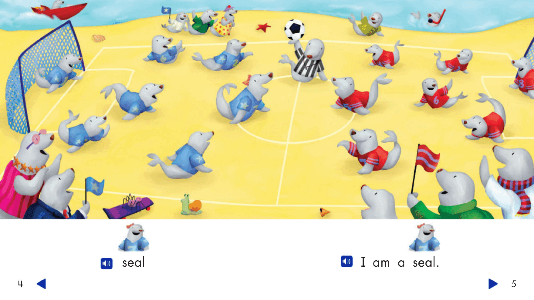 Pearson 0-6岁低幼读物Soccer Game.pdf,第4页预览