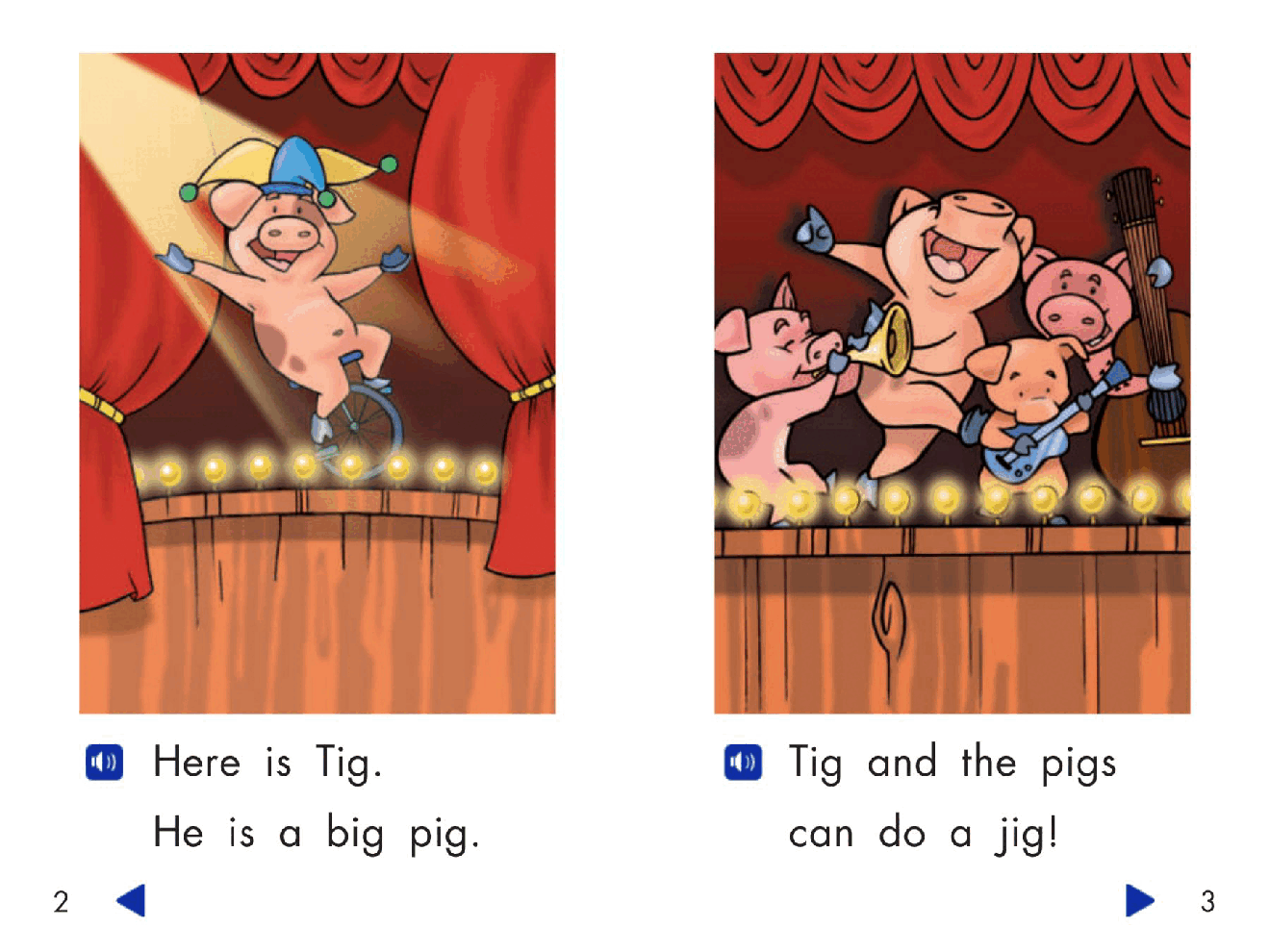 Pearson 0-6岁低幼读物Tig the Talented Pig.pdf，第3页预览