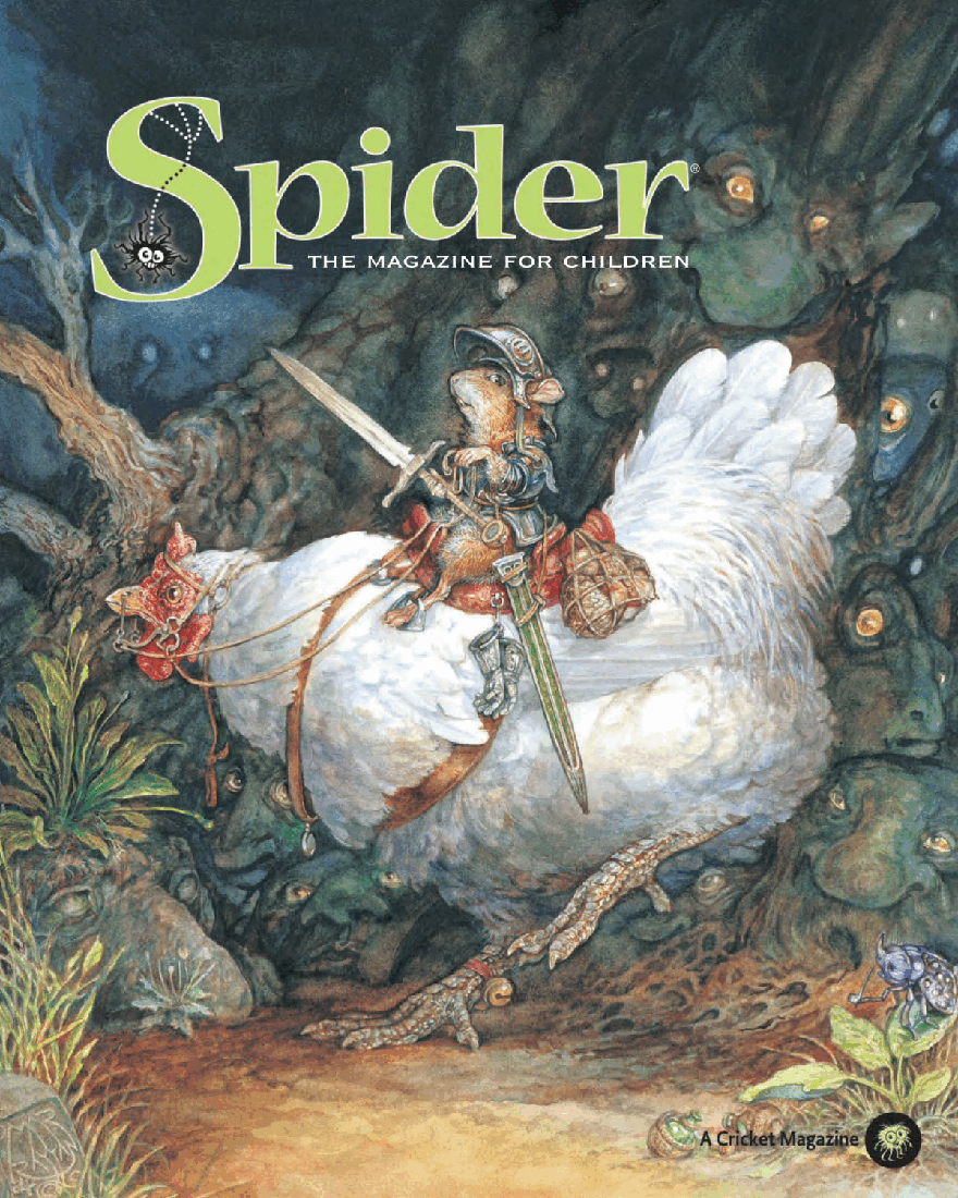 北美儿童文学杂志红蜘蛛6. Spider Magazine Stories, Games, Activites and Puzzles for Children and Kids - July-August 2016.pdf,第1页预览