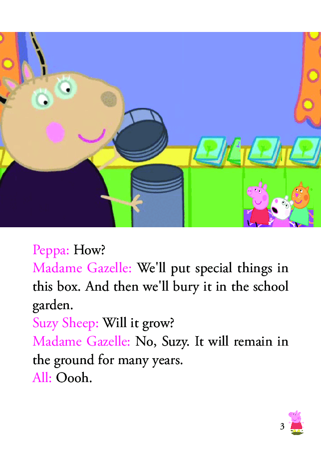 粉红猪小妹第2季53本自制绘本S2-09 The Time Capsule.pdf,第3页预览