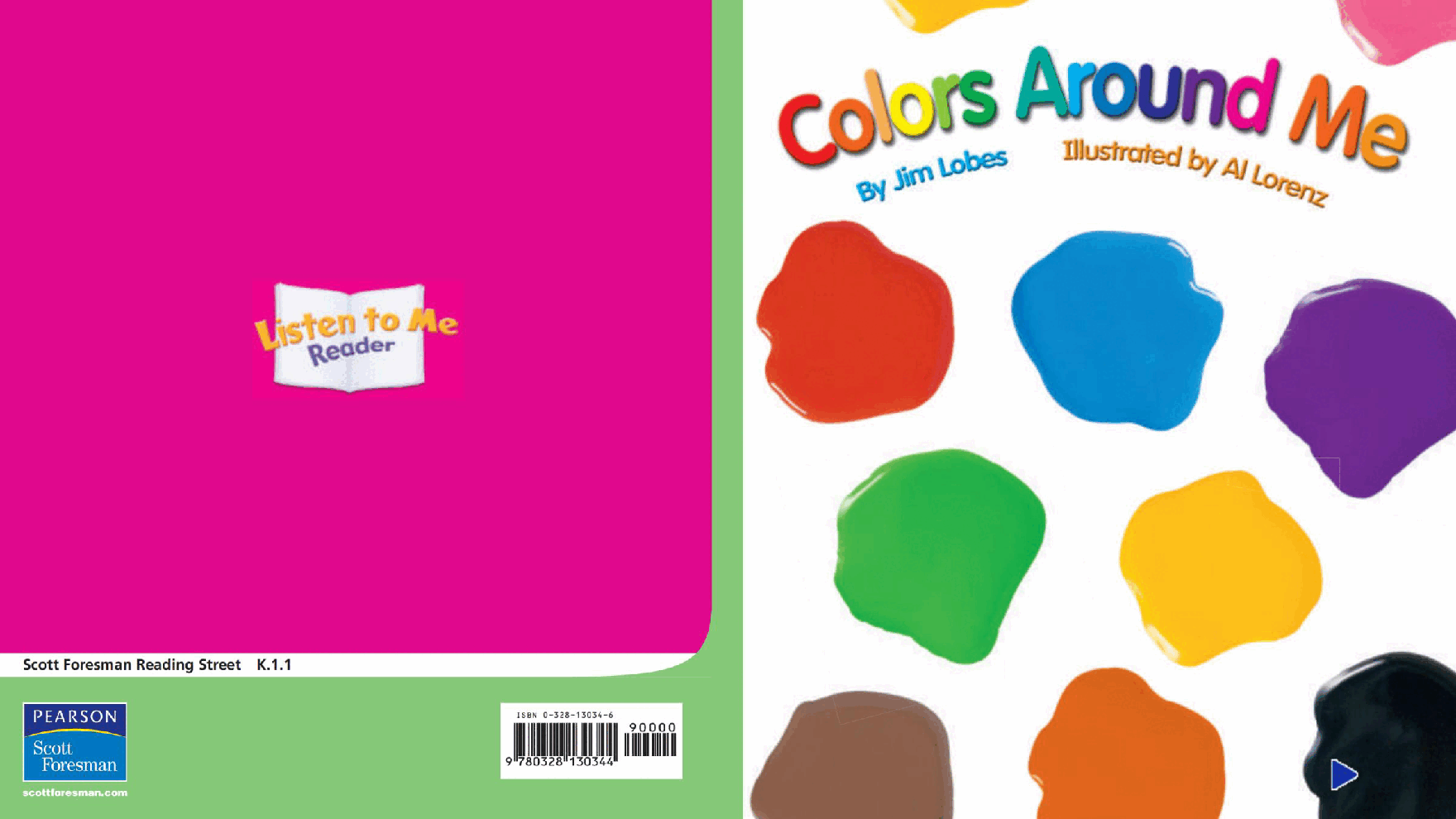 Pearson 0-6岁低幼读物Colors Around Me.pdf,第1页预览