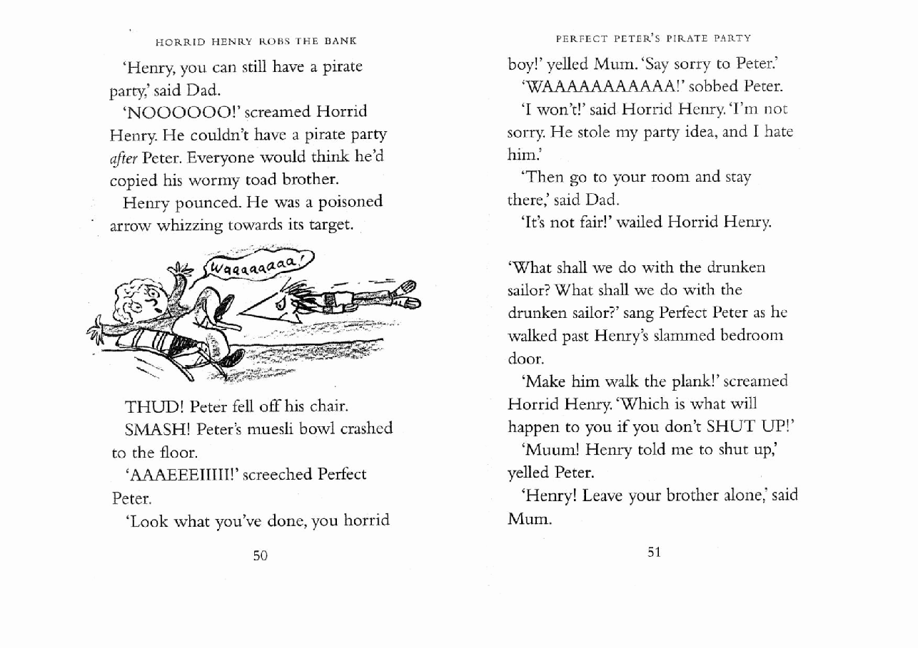 调皮的亨利英文绘本3 Perfect Peter's Pirate Party.pdf，第3页预览
