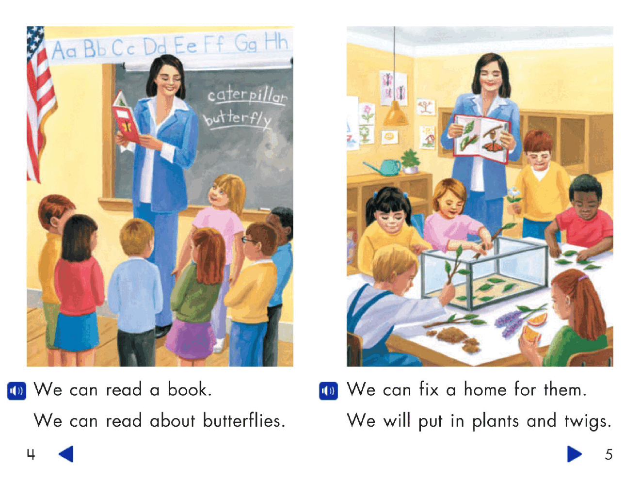 Pearson 0-6岁低幼读物We See Them Grow.pdf，第4页预览