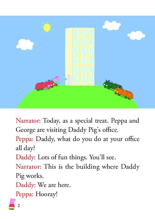 粉红猪小妹第2季53本自制绘本S2-30 Daddy Pigs Office.pdf,第2页预览
