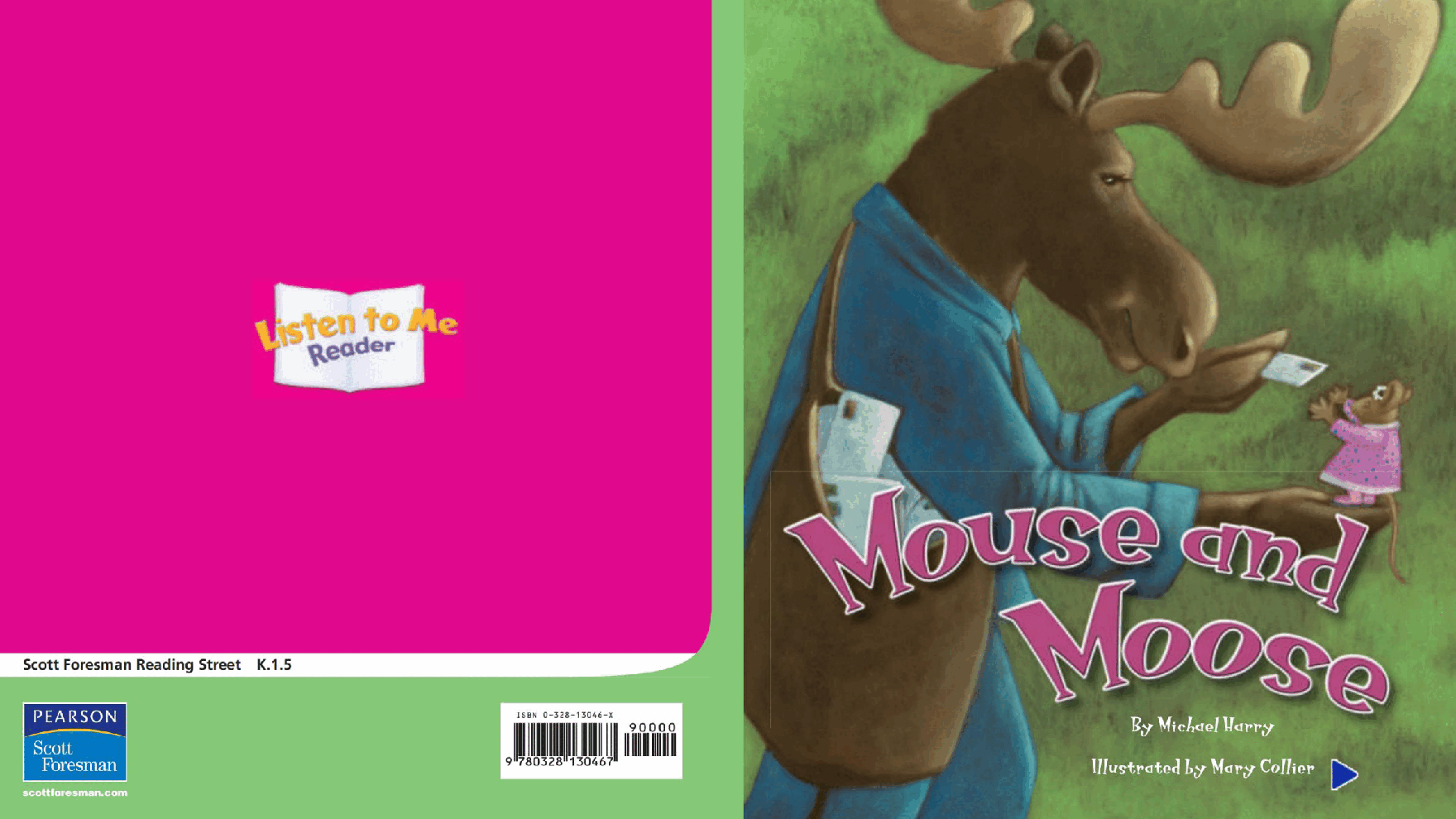 Pearson 0-6岁低幼读物Mouse and Moose.pdf，第1页预览