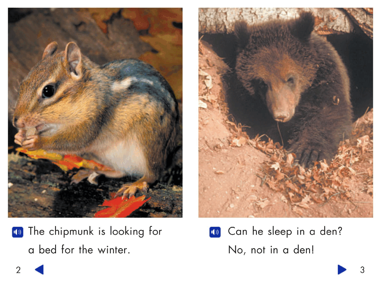 Pearson 0-6岁低幼读物A Winter Bed.pdf，第3页预览