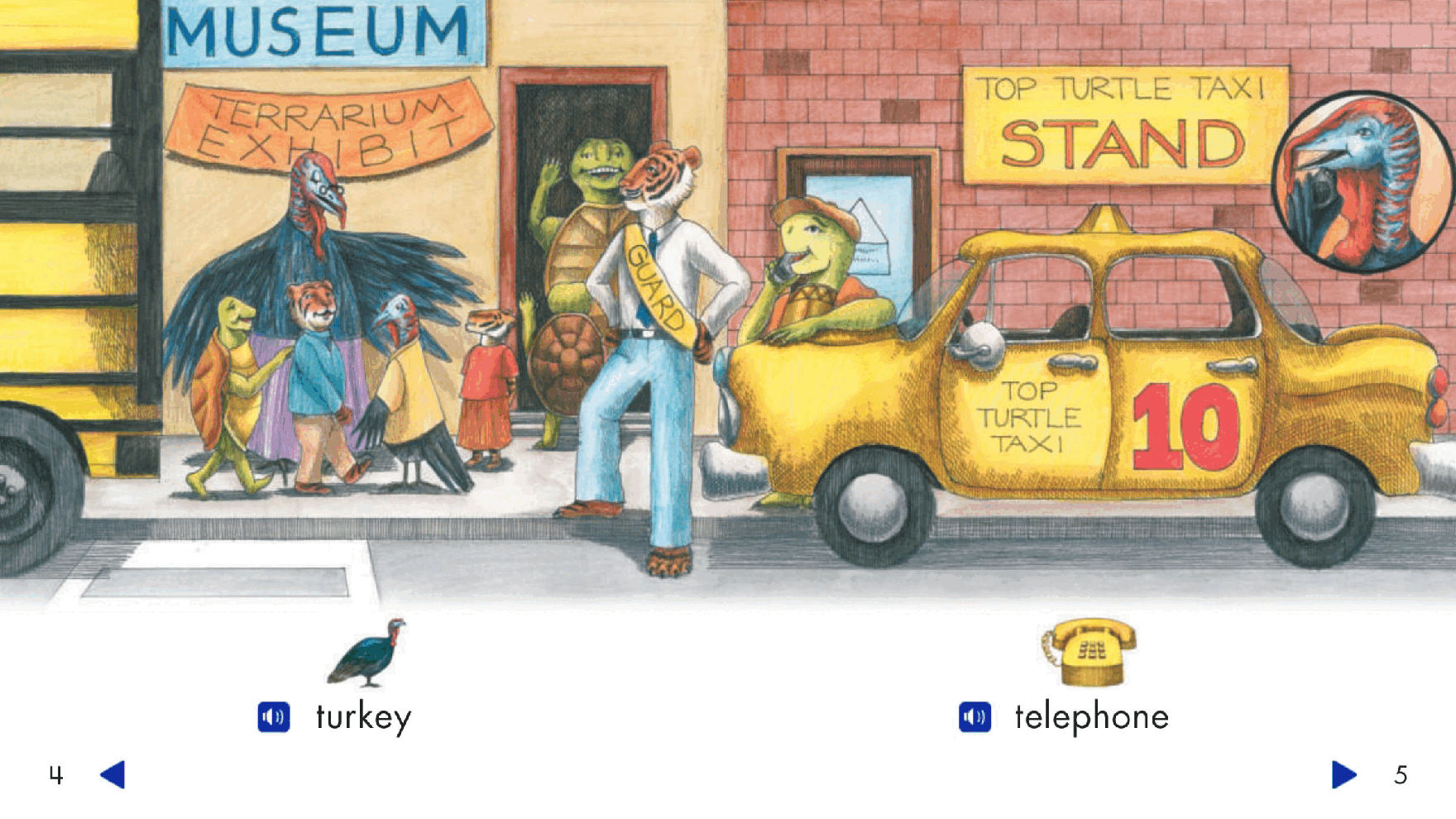 Pearson 0-6岁低幼读物Tony's Taxi.pdf，第4页预览