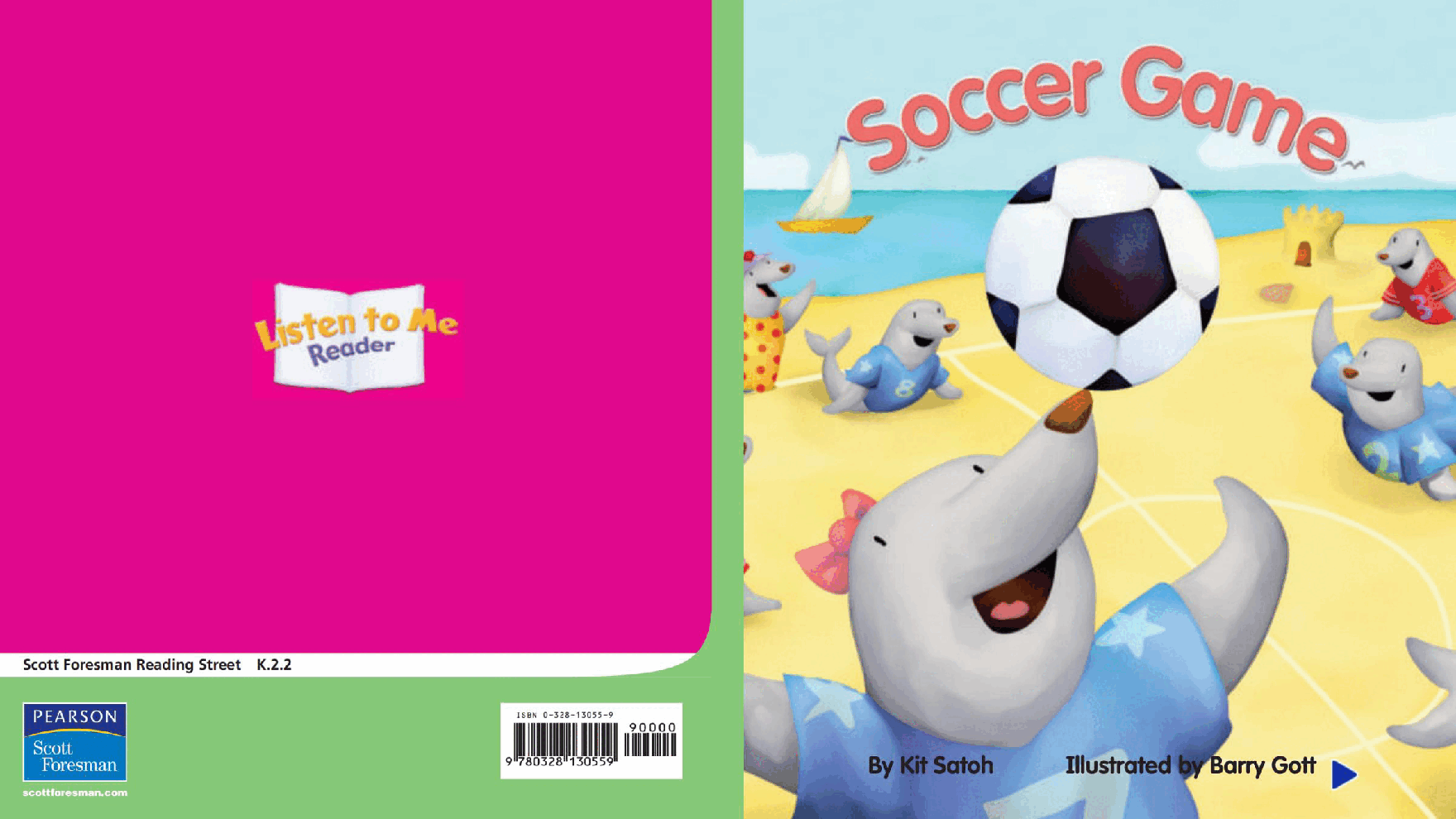 Pearson 0-6岁低幼读物Soccer Game.pdf,第1页预览