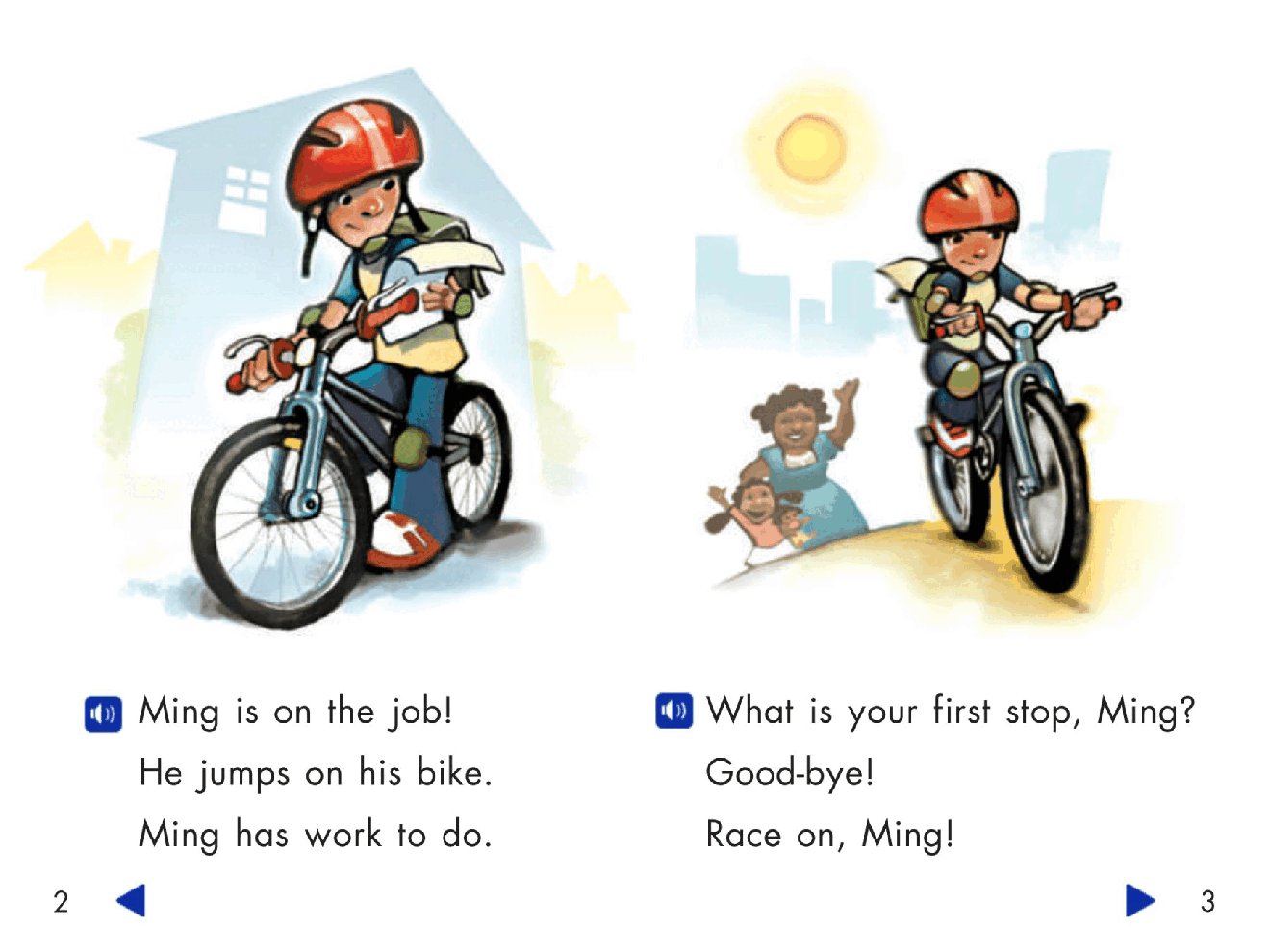 Pearson 0-6岁低幼读物Ming the Messenger.pdf,第3页预览