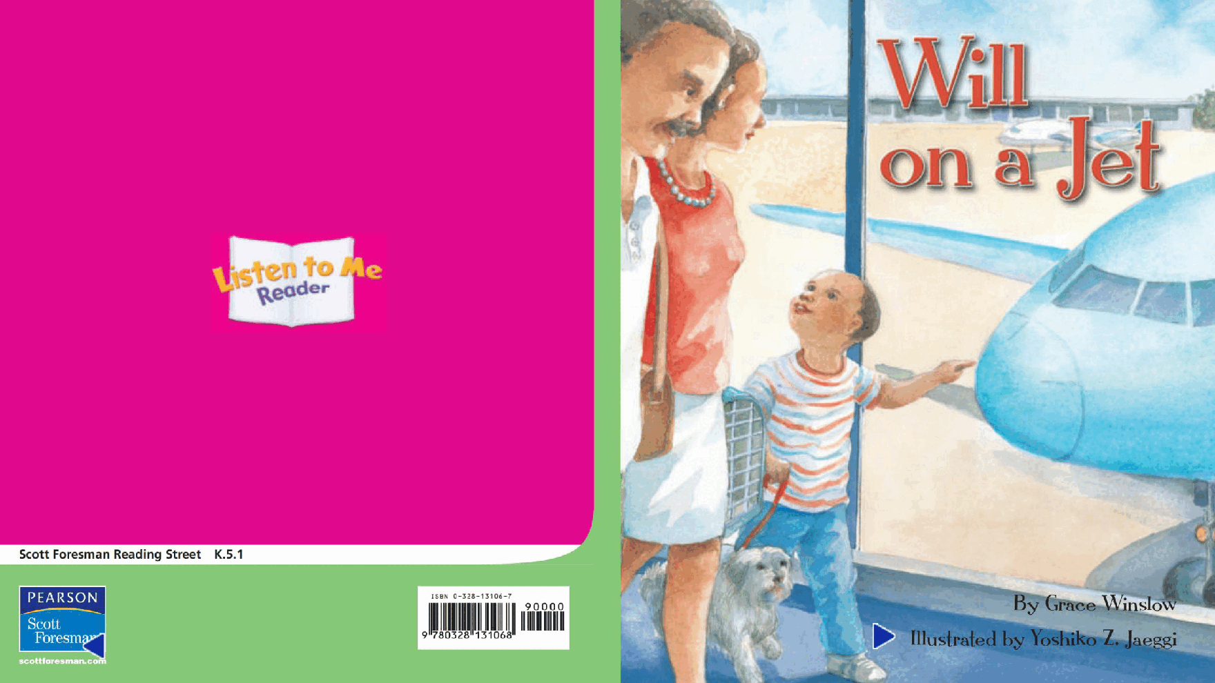 Pearson 0-6岁低幼读物Will on a Jet.pdf，第1页预览